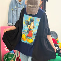 Tシャツ×フレアTシャツ