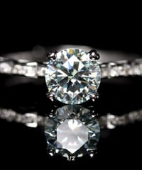 1ct モアサナイト sv925 リング 指輪 moissanite
