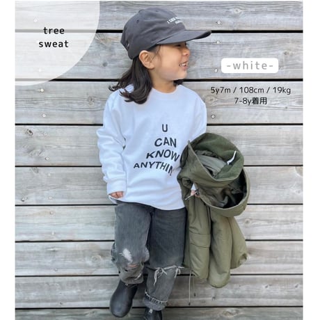 【YOUNG DOUBLE】 Tree sweat