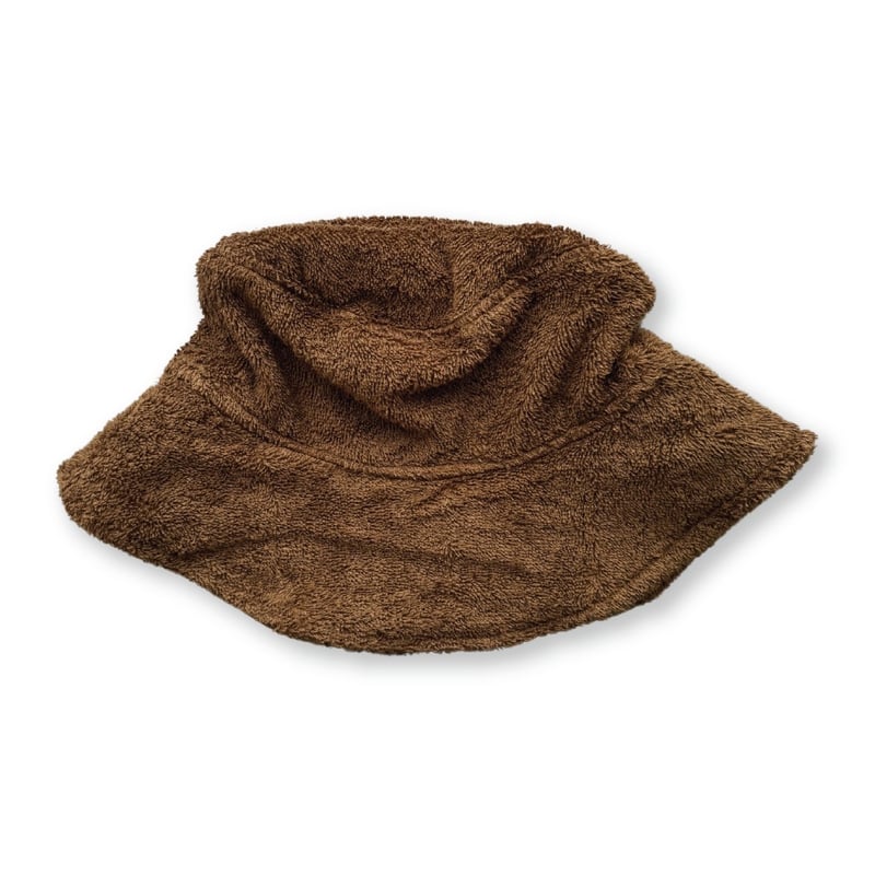 GROWN】'Fishing Club' Terry Bucket Hat - Mud |