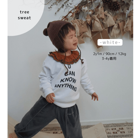 【YOUNG DOUBLE】 Tree sweat