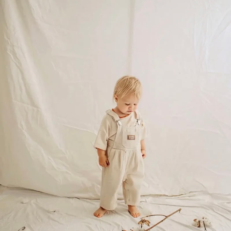 Twin Collective】Bowie Bubble Overall - Natural...