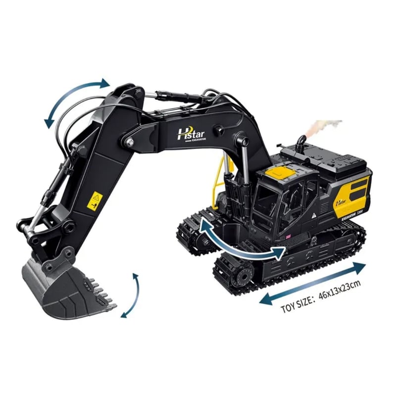 ラジコン　ショベルカー　1/12スケール ラジコン 建設車両（ショベルカー ダンプカー ホイールローダー）1/12