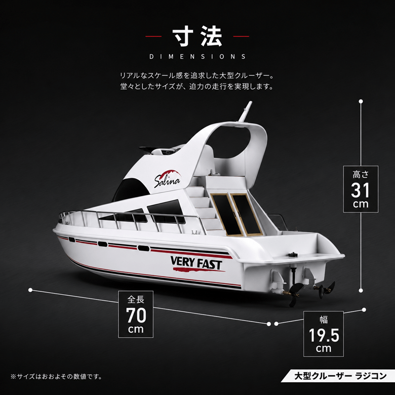 ラジコン ボート 大型クルーザー Heng Long | WORLD TOYS