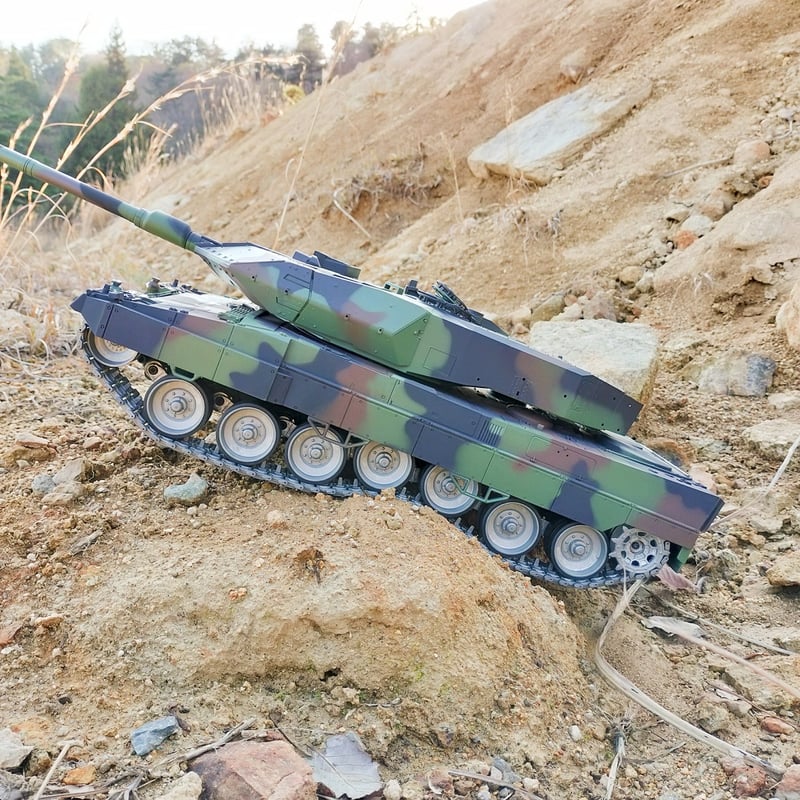 ヘンロン ラジコン戦車　迷彩色 楽天市場】☆ 7.0ver☆ HengLong(ヘンロン)製 2.4GHz 1/16 戦車