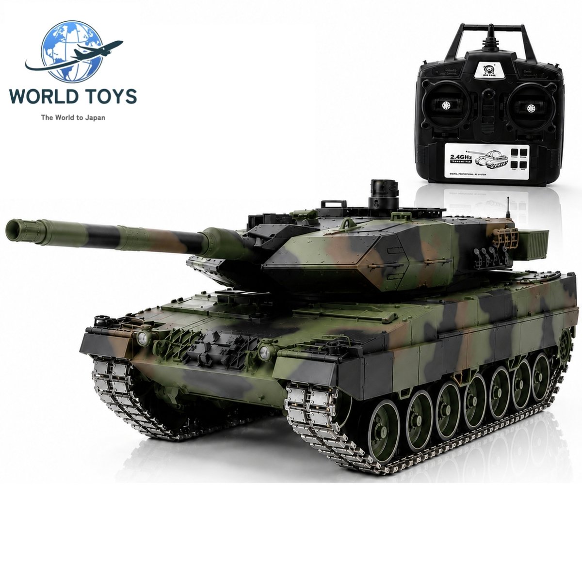 戦車ラジコン Heng Long（ヘンロン） レオパルド2A6 最上級グレード