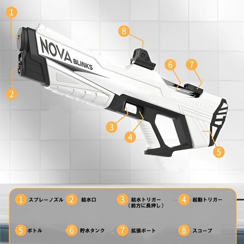 長州力のカンペン 電動ウォーターガン | WORLD TOYS