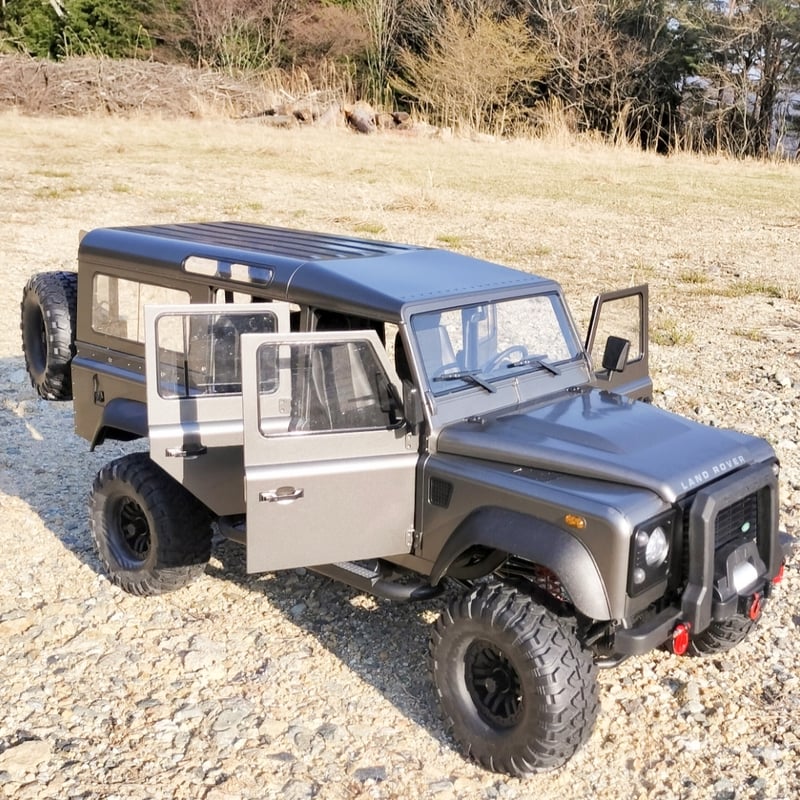1990 1/10電動RCカー ランドローバー　ディフェンダー　ラジコン ランドローバー 90(CC-02シャーシ ディフェンダー ホビーラジコン