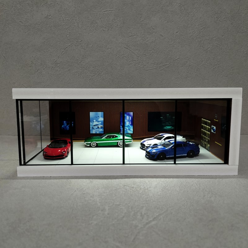ミニカー ディスプレイ ショールーム 1/64スケール | WORLD TOYS