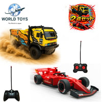 追跡車 VS 逃走車 ラジコン 2台セット サイレン＆ライト搭載 金属強化