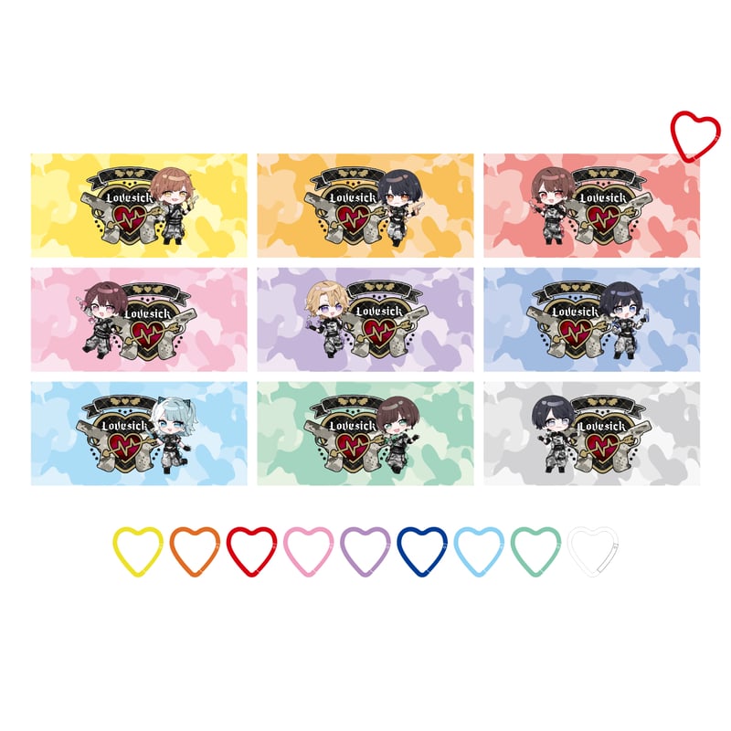 1.5th ANNIVERSARY クリアポーチ（全9種） | ＃らぶしっく