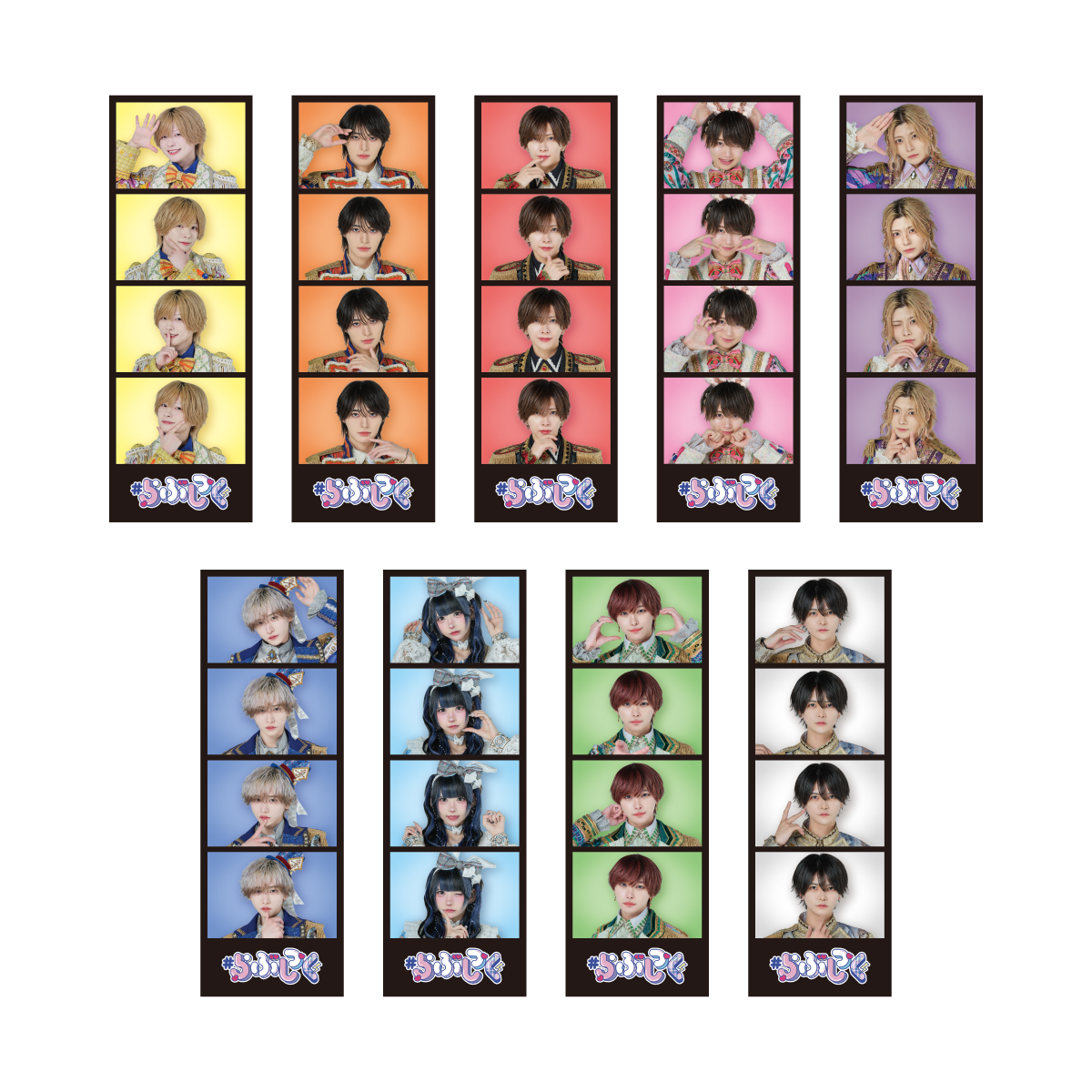 EVNNE イブン ユンソ ヨントン サイン トレカ ステッカー プリクラ 1.5th ANNIVERSARY TOUR LIVE FINAL 韓国風プリクラシール（全9 アイドル
