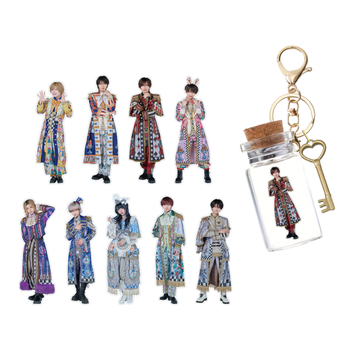 1.5th ANNIVERSARY TOUR LIVE FINAL 小瓶キーホルダー（全9種）