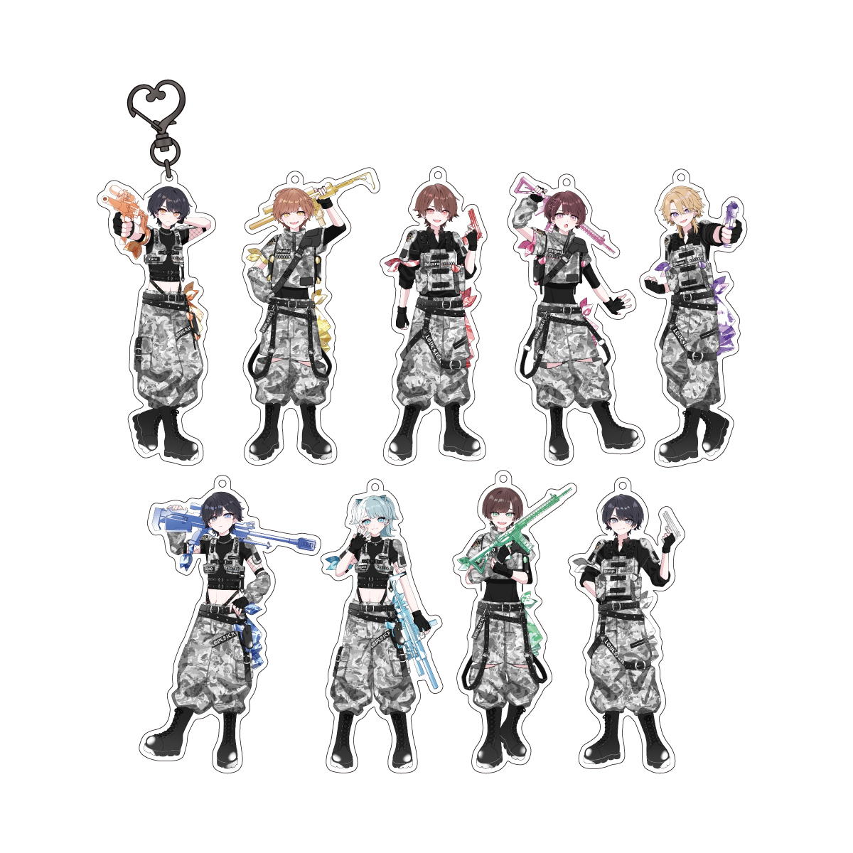 1.5th ANNIVERSARY 等身アクリルキーホルダー(全9種) | #らぶしっく 1.5th ANNIVERSARY 等身アクリルキーホルダー(全9種) | #らぶしっく