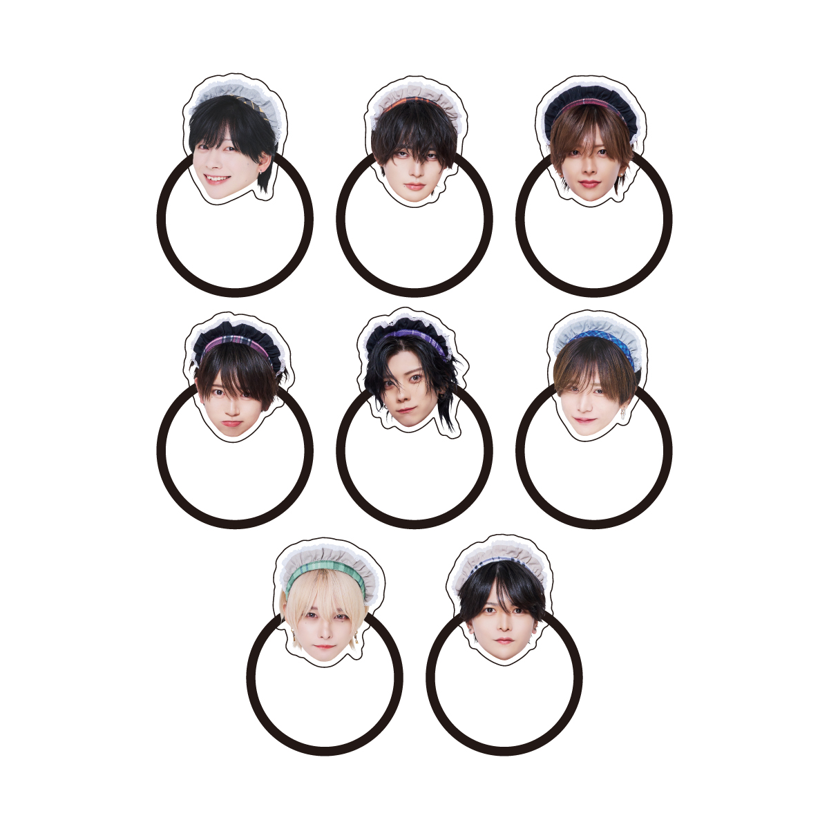 2nd ANNIVERSARY LIVE 必需品の推しヘアゴム（全8種・ランダム
