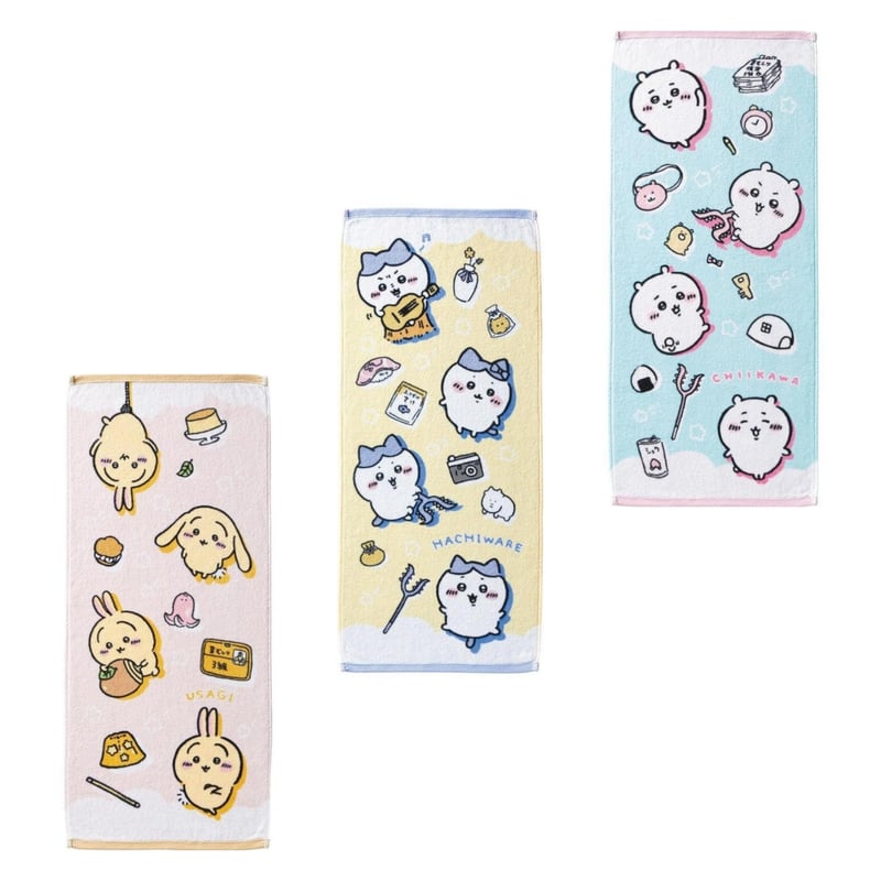 ちいかわ フェイスタオル | 琥珀堂