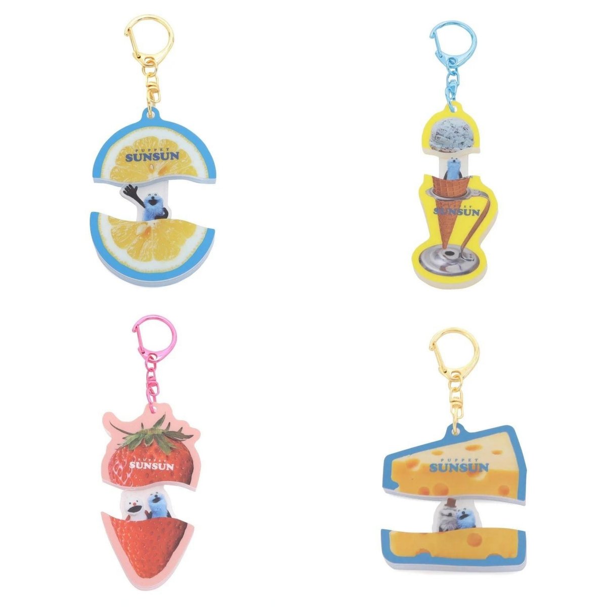 パペットスンスン パカッとアクリルキーホルダー | 琥珀堂