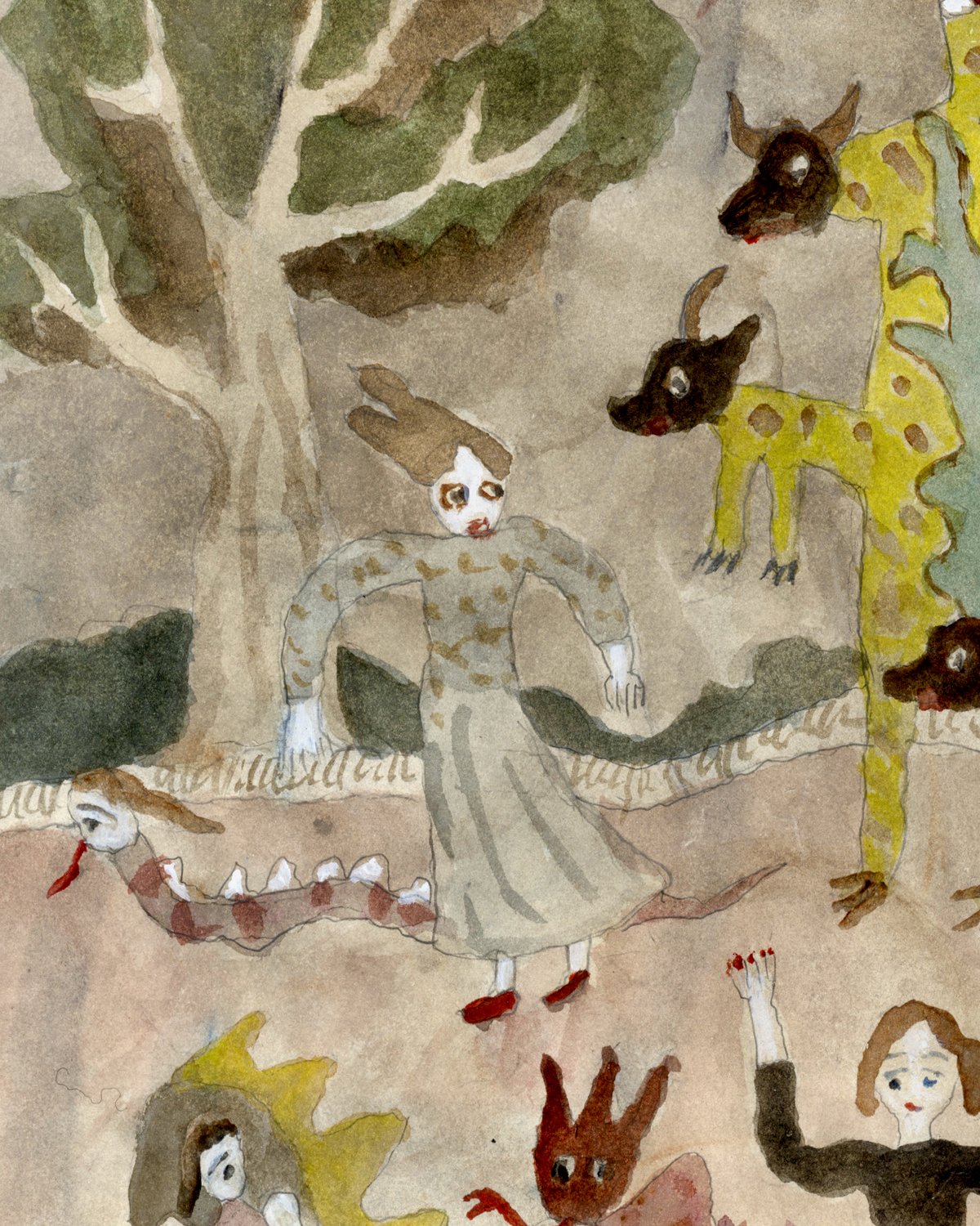 犬じゃない（原画）網代幸介 Dawn of the Realm | 双柿舎 two