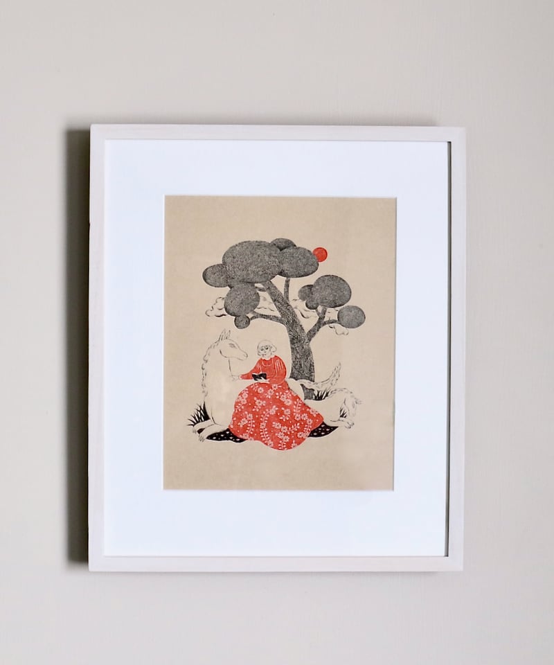 Evening Time 原画 杉本さなえ | 双柿舎 two persimmons