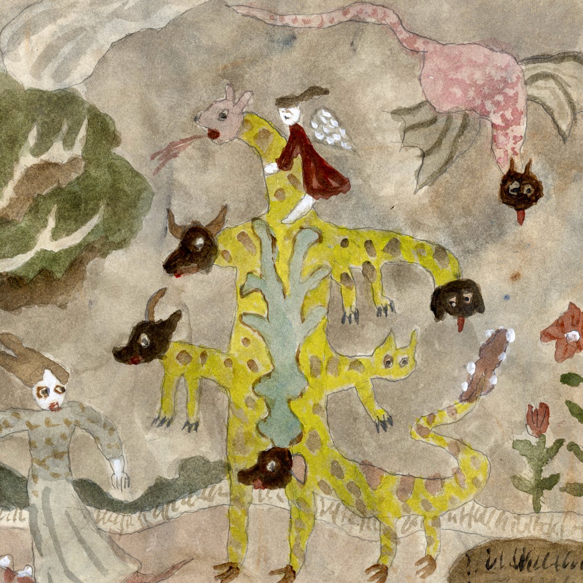 ぷ*あ様 グレイッシュブルーの記憶　　絵画原画 ぷ*あ様 グレイッシュブルーの記憶 絵画原画 ぷ*あ様