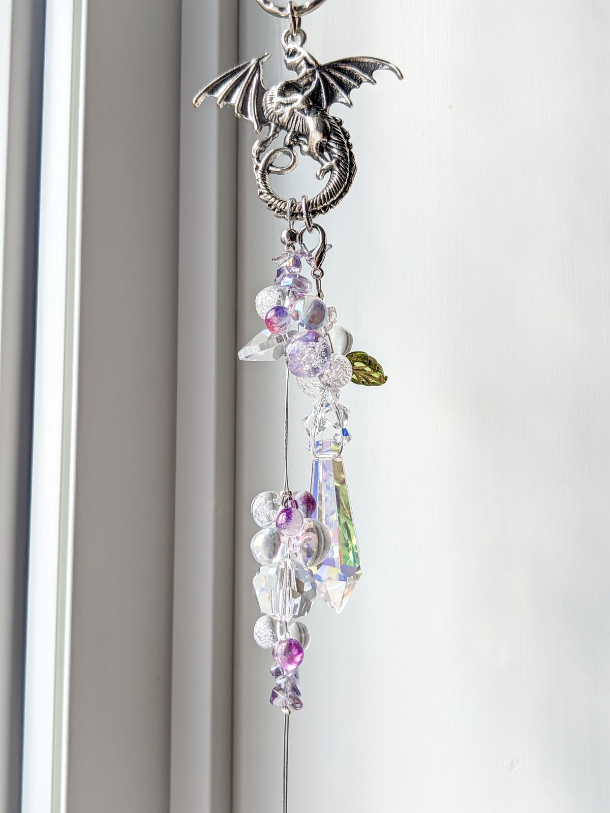 ドラゴンサンキャッチャー【パープル×シルバー】 | Radiant amour