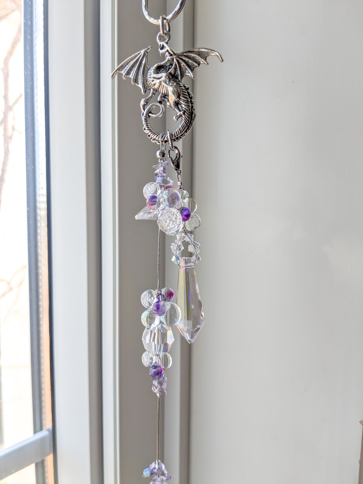 ドラゴンサンキャッチャー【パープル×シルバー】 | Radiant amour