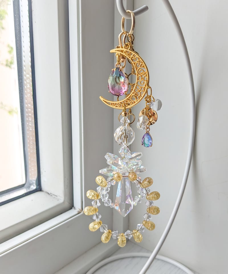 三日月のサンキャッチャー【クレセントムーン・ゴールド】 | Radiant amour