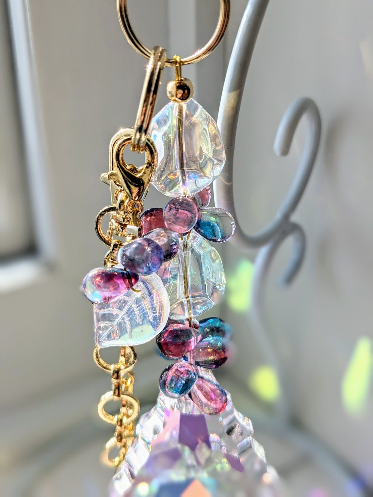 ミニサンキャッチャー【チェコビーズ】レッド×ブルー | Radiant