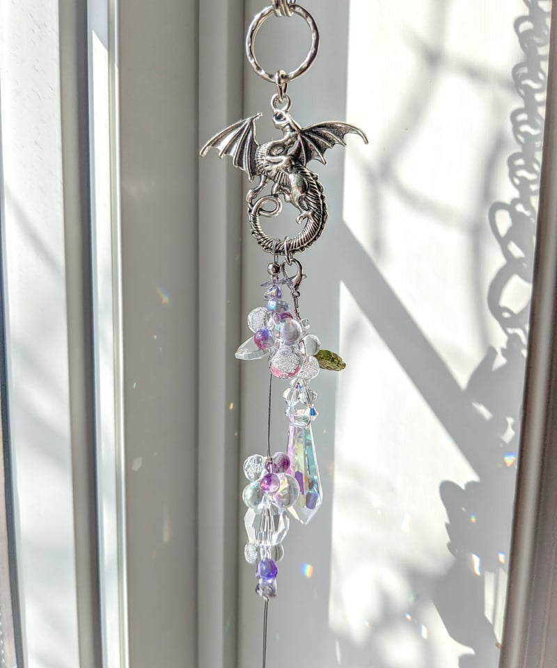 ドラゴンサンキャッチャー【パープル×シルバー】 | Radiant amour
