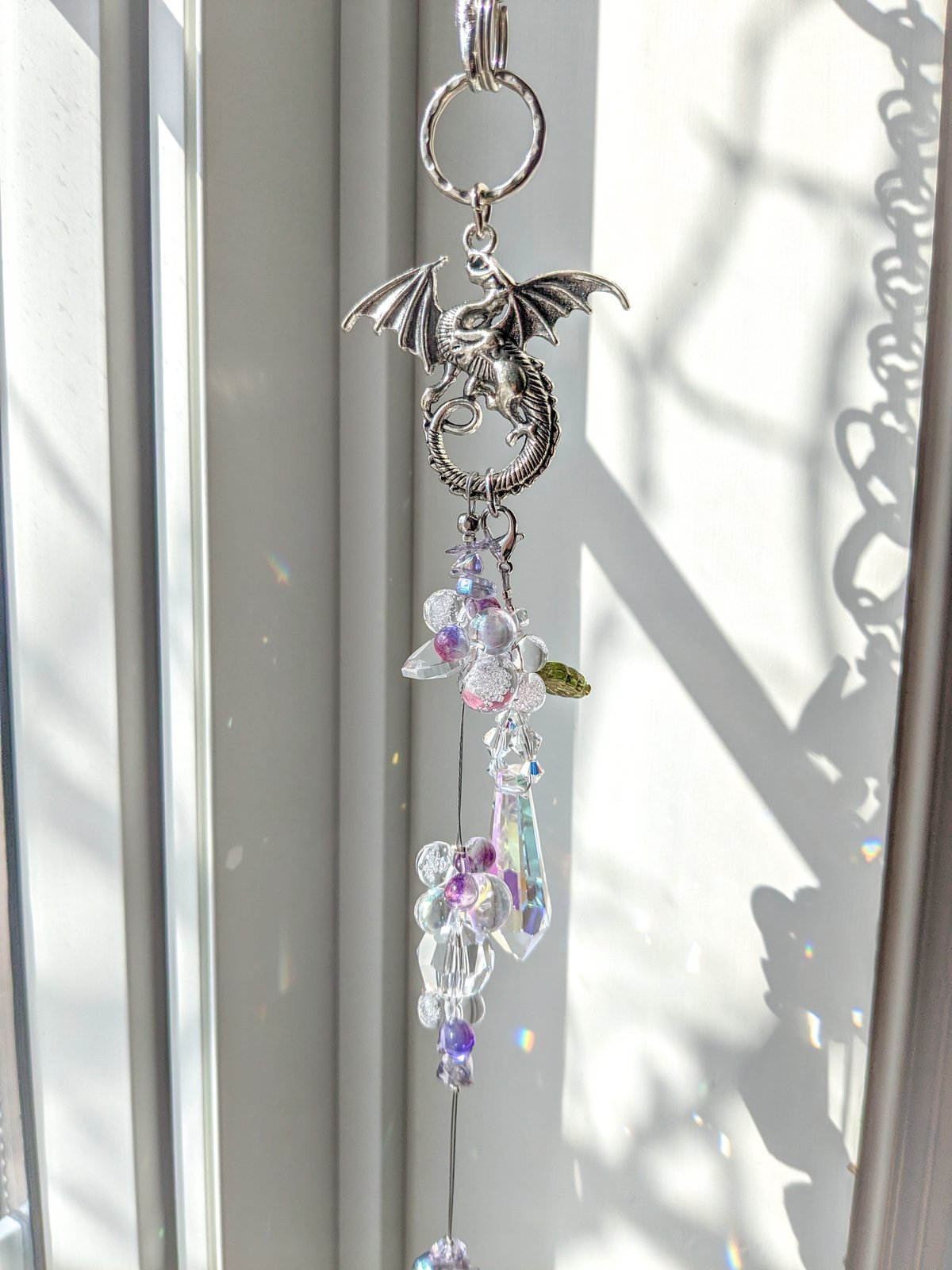 ドラゴンサンキャッチャー【パープル×シルバー】 | Radiant amour
