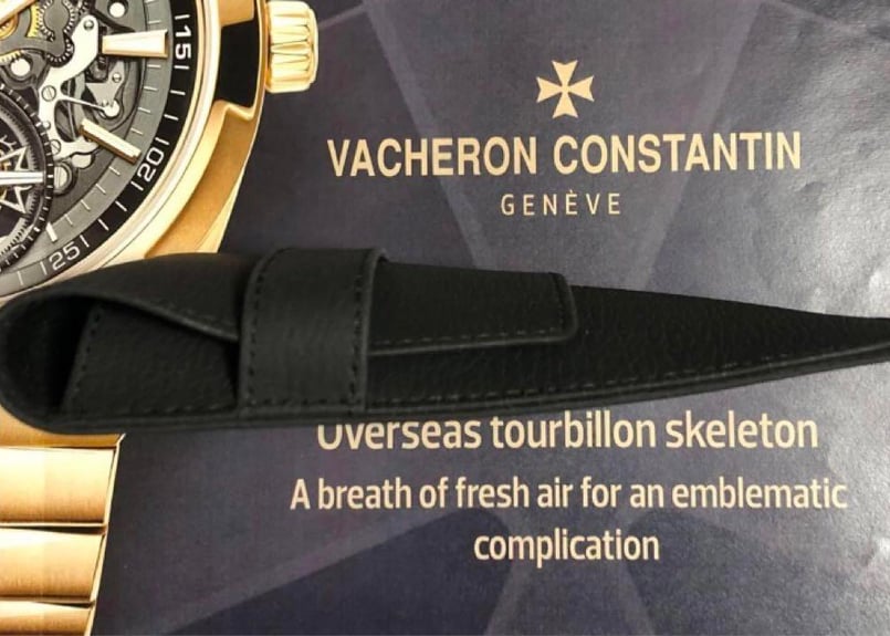 Vacheron ヴァシュロン 本革 トラベルウォッチケース 箱付き 