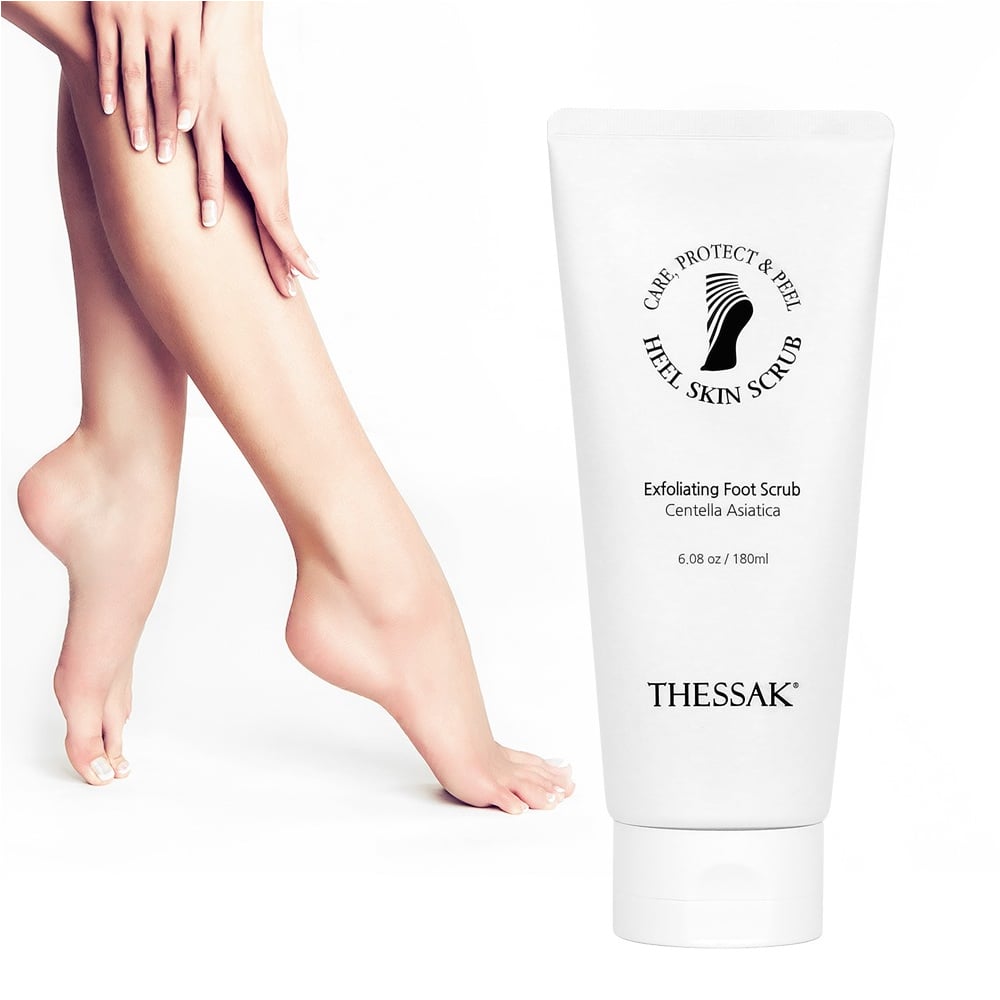 THESSAK フットケアセット HEEL SKIN SCRUB (180ml) / 足角質/かかと/角質ケア/フットケア |