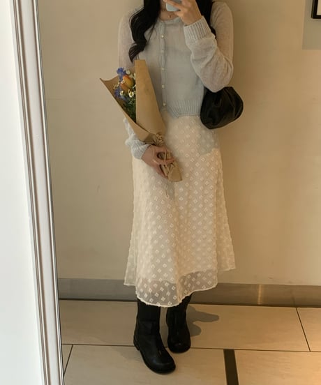 flower mermaid skirt / 3color（2size）