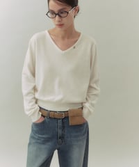 〈unum〉soft cashmere knit / 4color