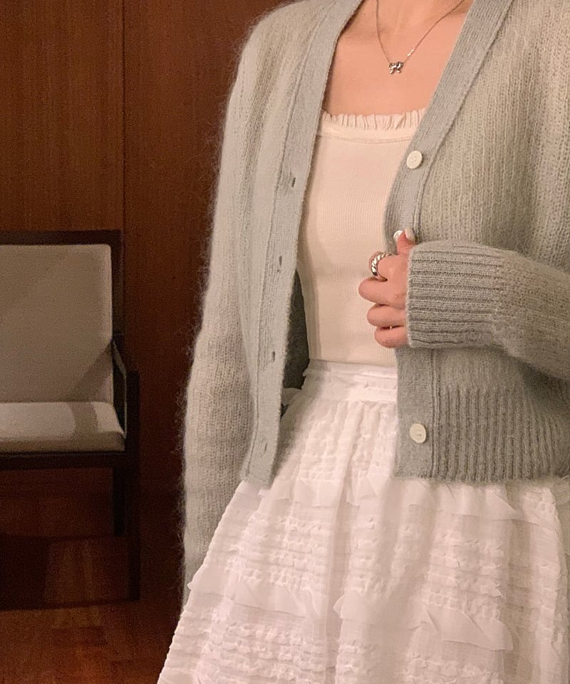 韓国　美品　Miel Liv Cardigan カーディガン　ボレロ　ミエル 韓国 美品 Miel Liv Cardigan カーディガン ボレロ ミエル | Mercari