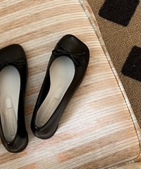 ribbon square flat shoes / 3color（23~25cm）(一部即納)