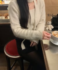angora tie knit / 3color