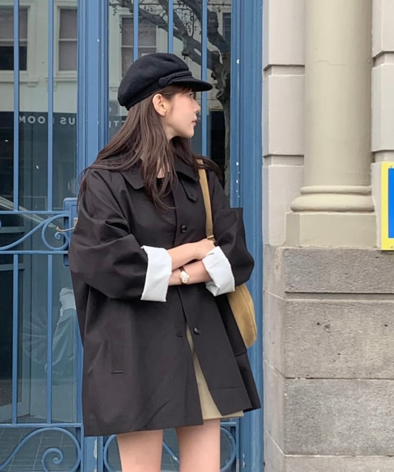 vergamot half trench coat ハーフトレンチコート vergamot〉half trench coat / 3color | hi ann