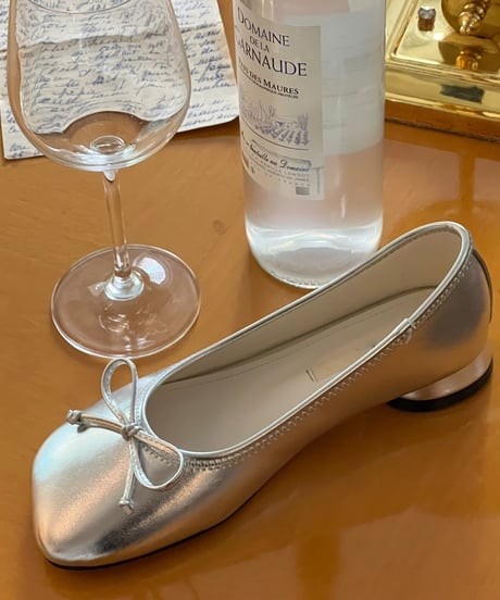 ribbon square flat shoes / 3color（23~25cm）(一部即納)