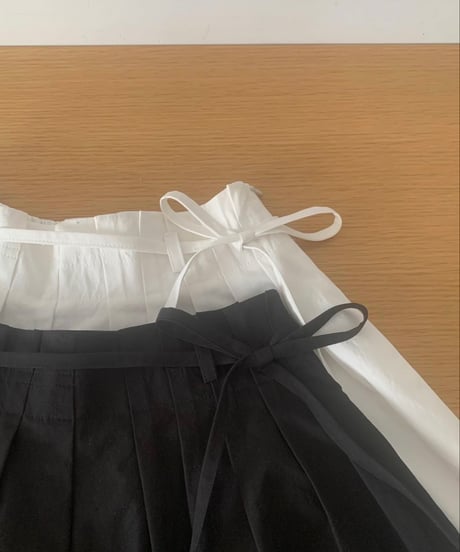 〈LITER〉french ribbon skirt pants / 2color