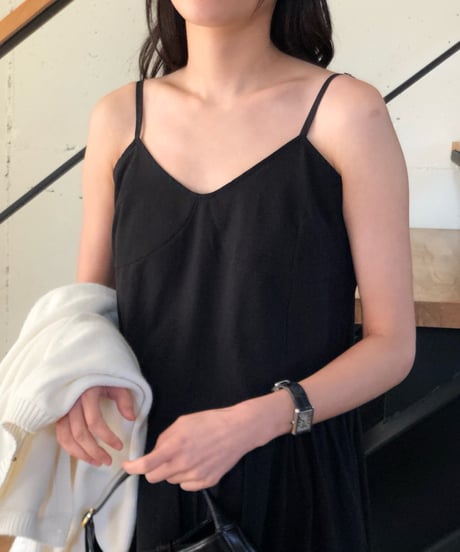 〈D-AMBER〉bird bustier dress / 2color