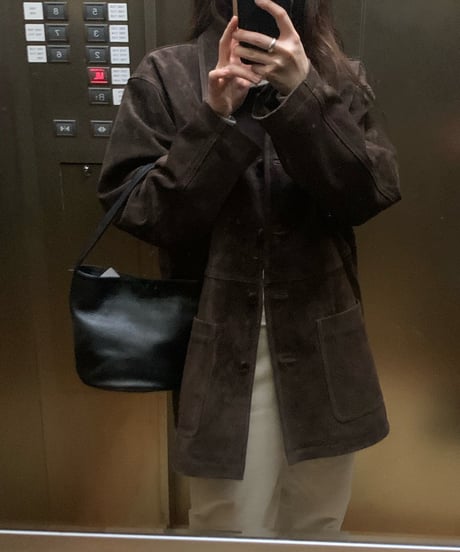 〈fl lanel〉bowl leather bag / 2color