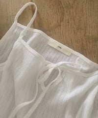 〈LITER〉petit ribbon sleeveless / 2color