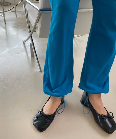 ribbon square flat shoes / 3color（23~25cm）(一部即納)