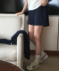 〈OURIN〉waffle half pants / 3color