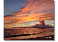 【一点のみ限定生産 No.22 キャンバスアート】絶景夕日！パラダイスビーチ！