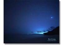 【一点のみ限定生産 No.68 キャンバスアート】初の星空！タティダラビーチ