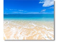 【一点のみ限定生産 No.7 キャンバスアート】与論島の絶景ビーチ(兼母海岸)