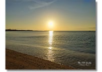 【一点のみ限定生産 No.107 キャンバスアート】ウドノスビーチの絶景夕日