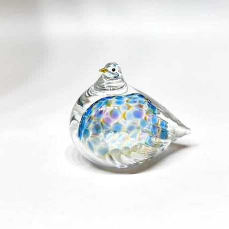 Glass Bird No66 少し工具の跡があります